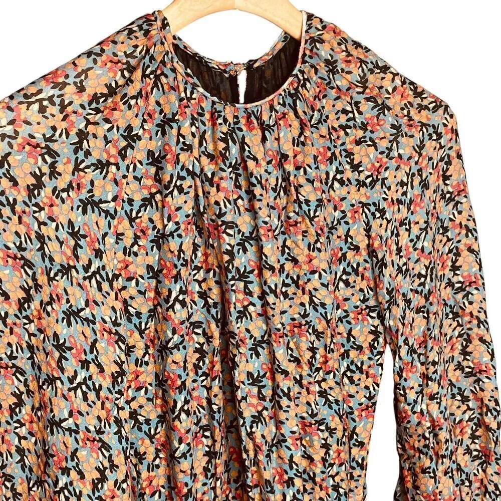 Derek Lam Collective Floral Tie Dress - Picture 7 of 16